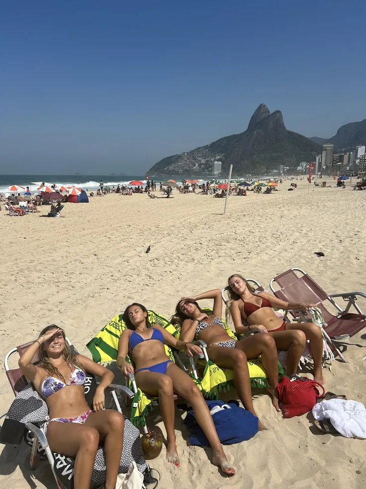 Beach scene in Ipanema