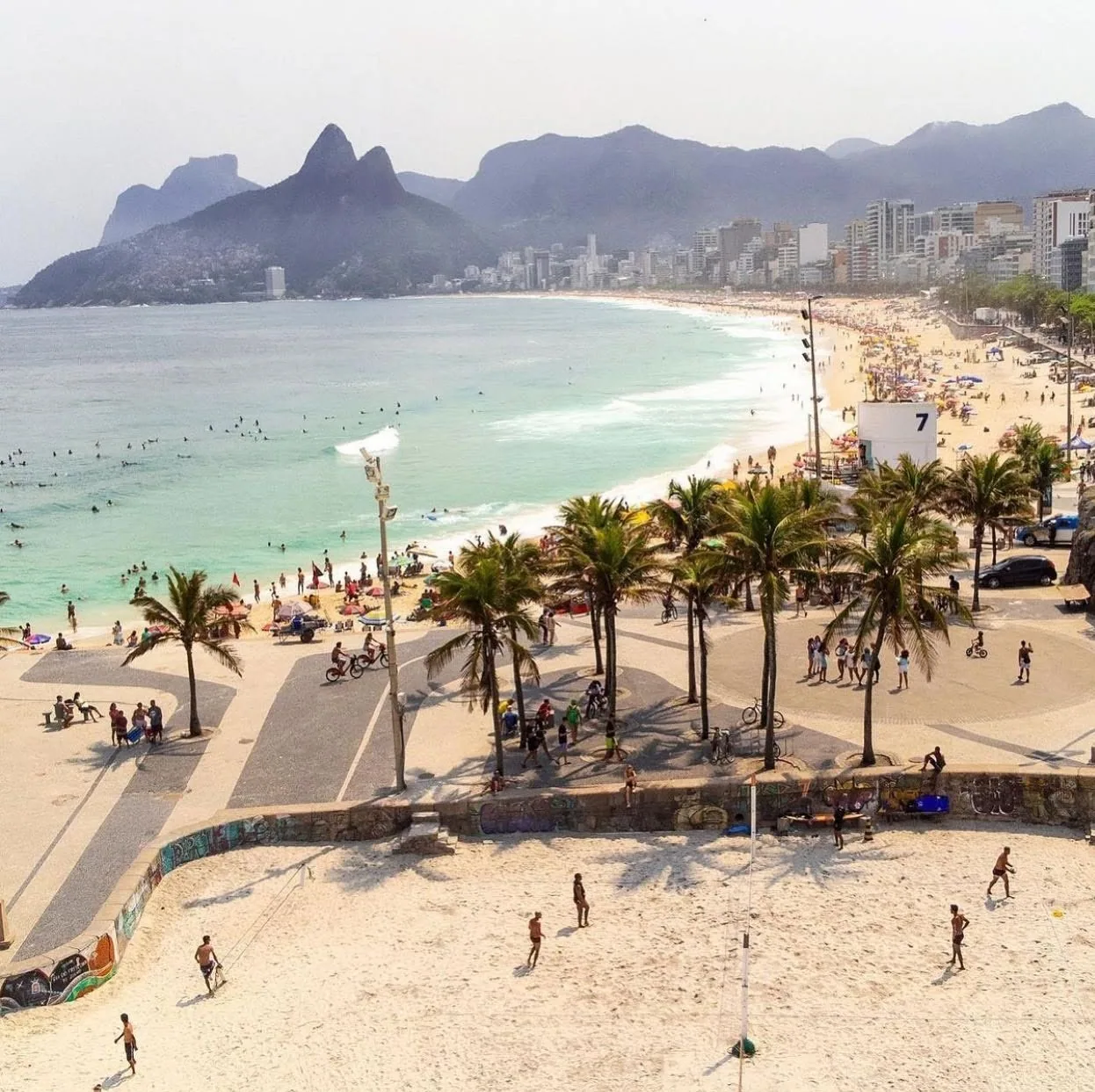 View of Leme Beach